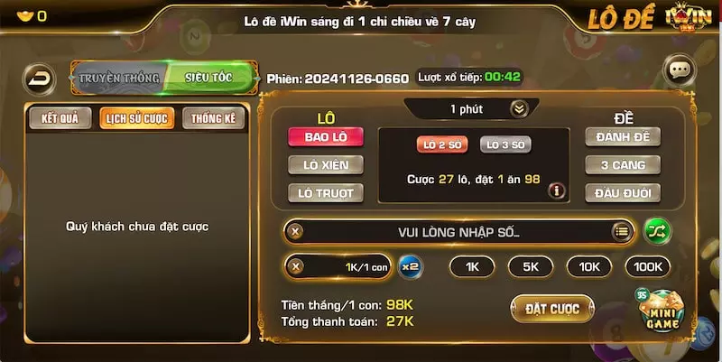 Một số ưu điểm đáng chú ý trên Xổ Số iWin