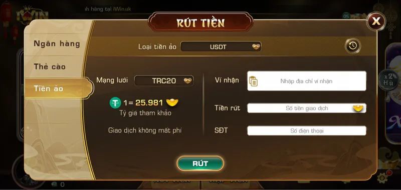 Phương thức đổi thưởng tại iWin an toàn, tiện lợi