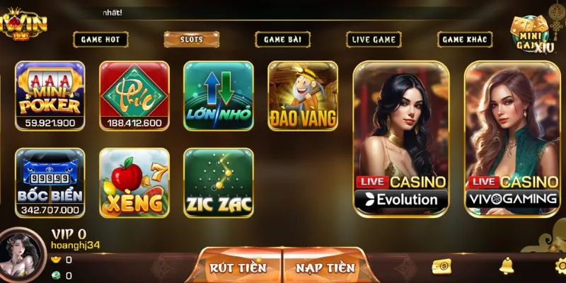 Sản phẩm cược đa dạng tại iWin