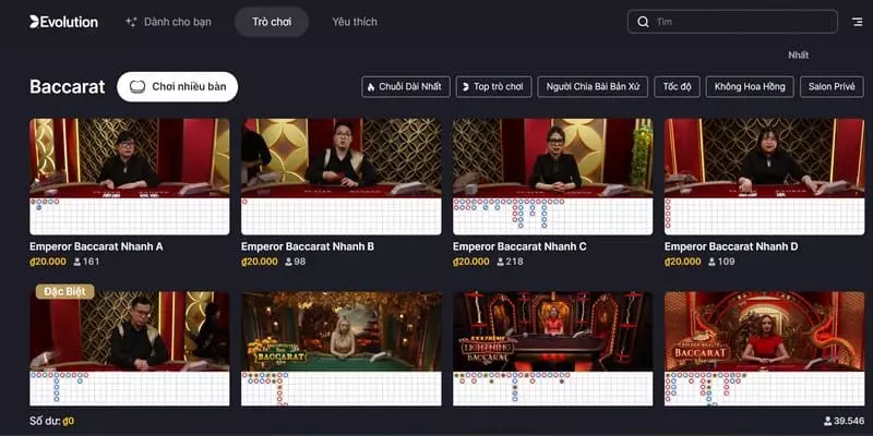 Tìm hiểu tổng quan về trò chơi Baccarat trên sảnh Live Casino