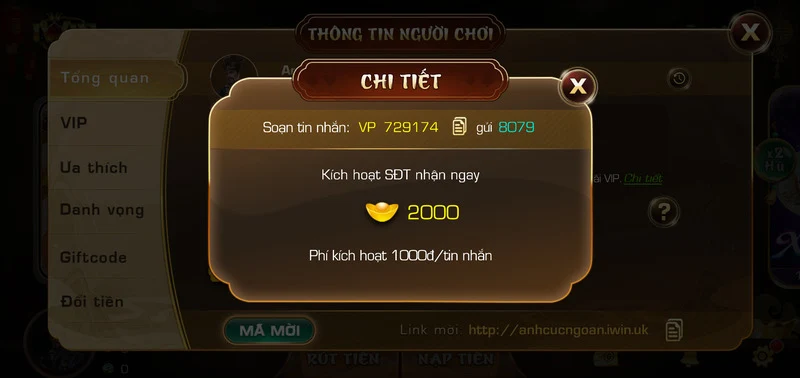 Tìm hiểu về chương trình tặng thưởng khi kích hoạt số điện thoại iWin